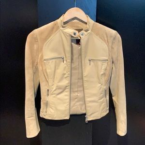 Danier Leather jacket Beige Petite